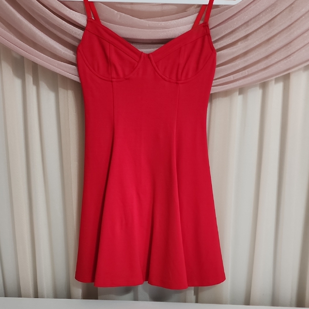 by the way. Vibrant Red Dress